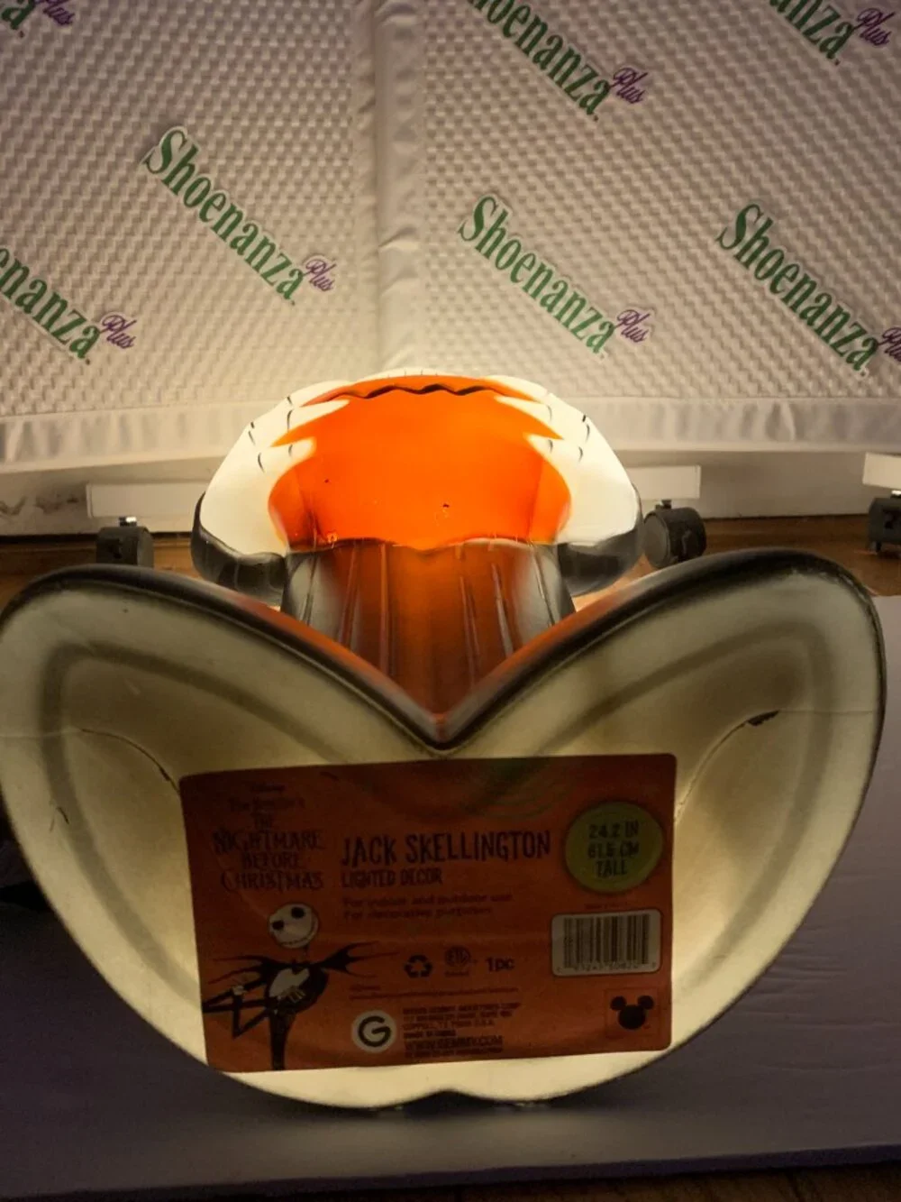 Gemmy Disney Nightmare Before Christmas Jack Blow Mold Light Up Halloween 24
